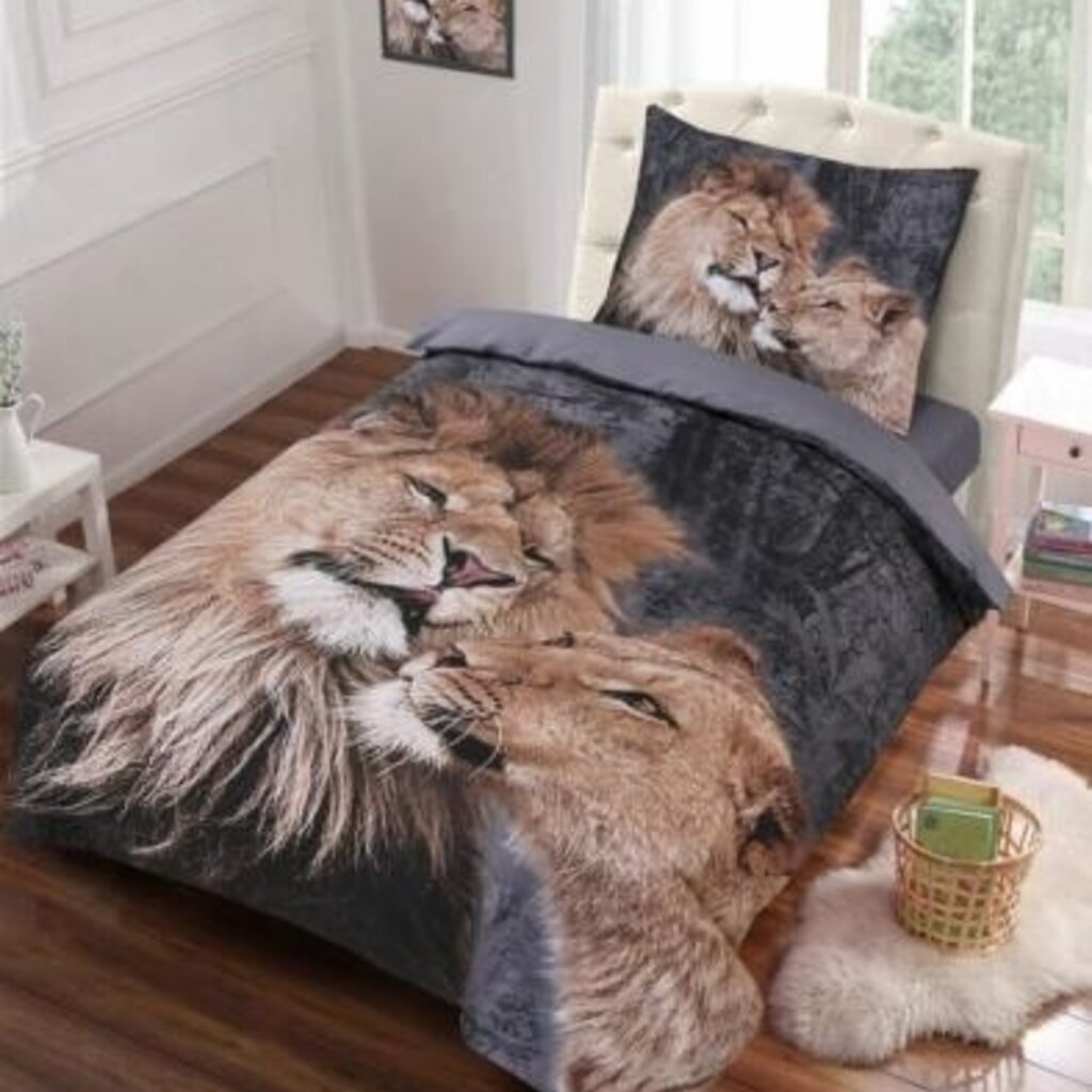 Husch Dekbedovertrek Lion Love