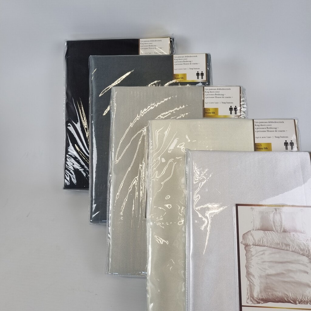 Beau Maison Glanzend Satijnen Dekbedovertrek Rood