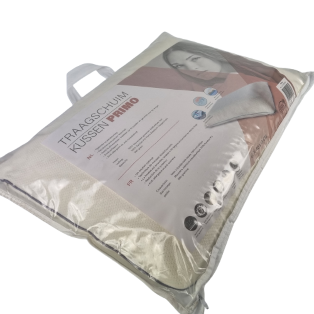 Beau Maison Traagschuim kussen Primo met bies