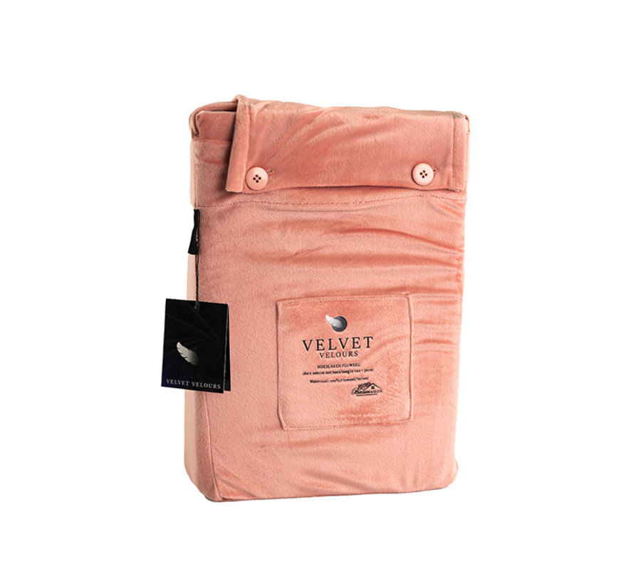 Fluwelen Hoeslaken Oud Rose | Velvet Velours