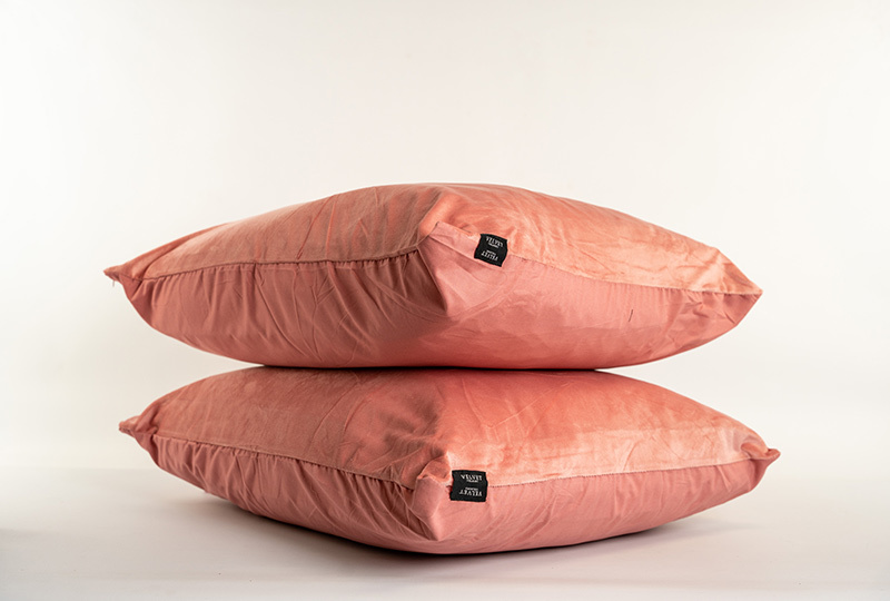 Fluwelen Kussenslopen Oud rose Velvet Velours