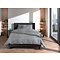 Zo! Home Dekbedovertrek Lino Dark Grey