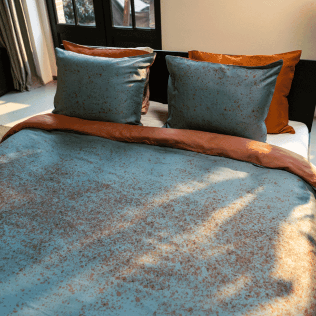 Dekbedovertrek Morian Blauw Hennep Fine2Sleep nl
