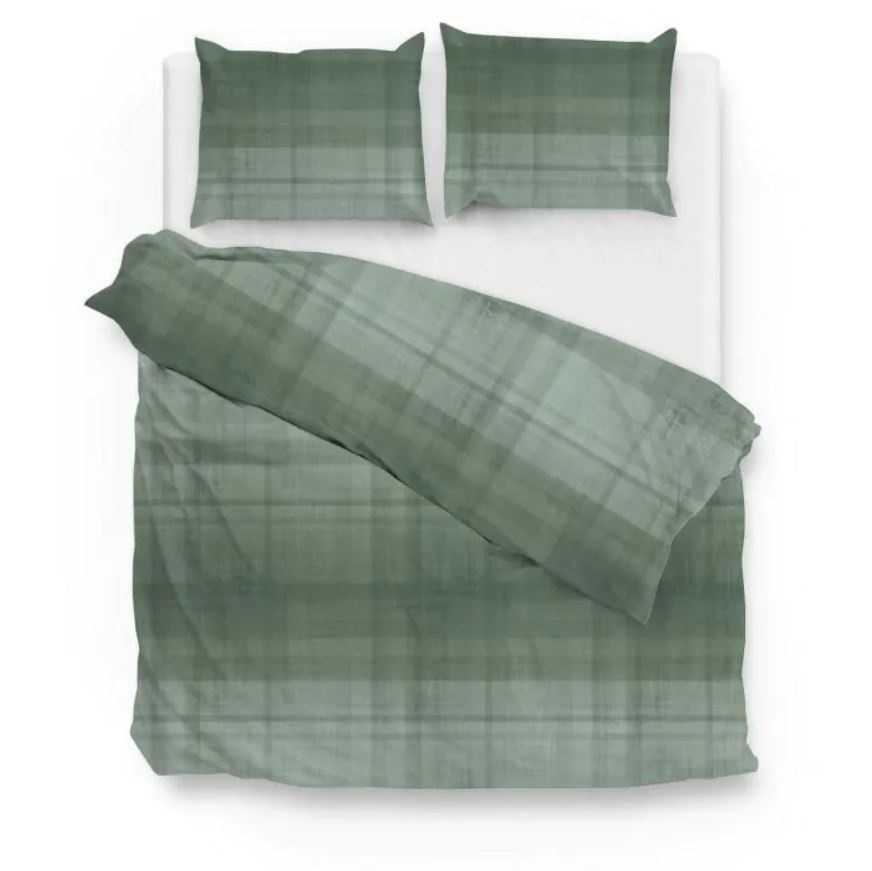 Flanellen Dekbedovertrek Marley Kalatama Green