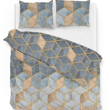 Zo! Home Dekbedovertrek Flanel Makalo Blue