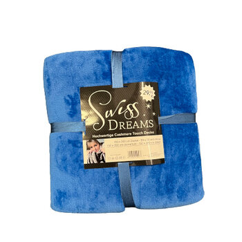 Suite Sheets Fleece Deken Blauw