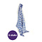 Suite Sheets Theedoek Geblokt Blauw (set van 6)