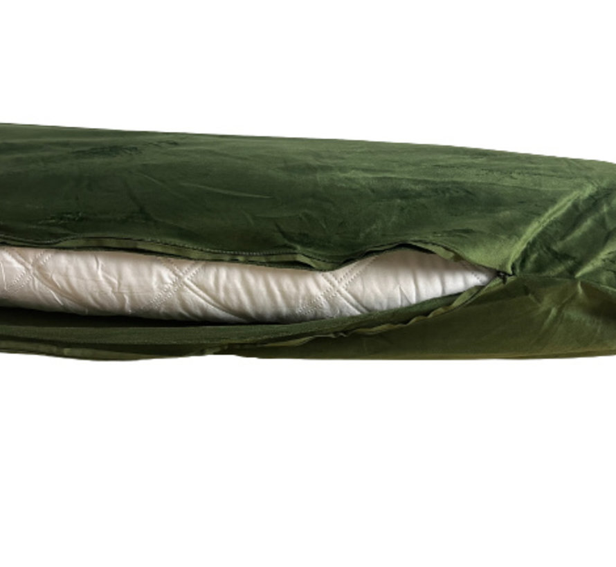 Kussensloop Groen Bodypillow/Zwangerschapskussen /Lichaamskussen