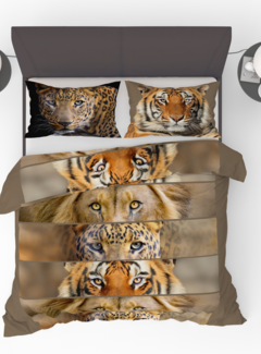 Refined Bedding Dekbedovertrek Big Cats