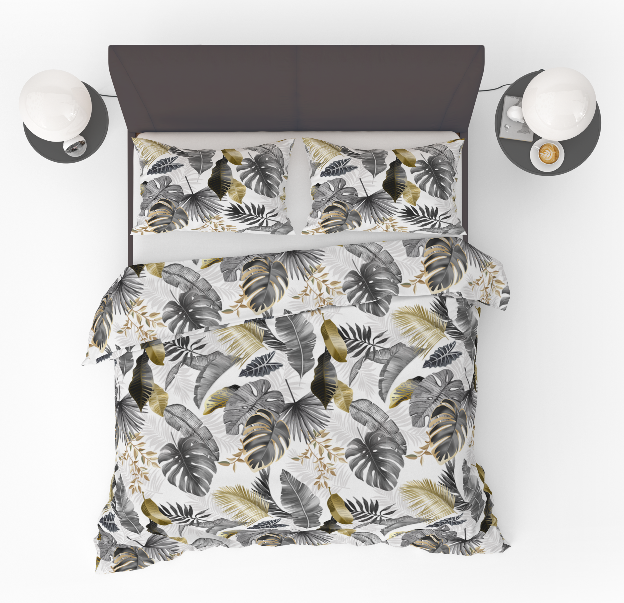 Dekbedovertrek Jungle Style White