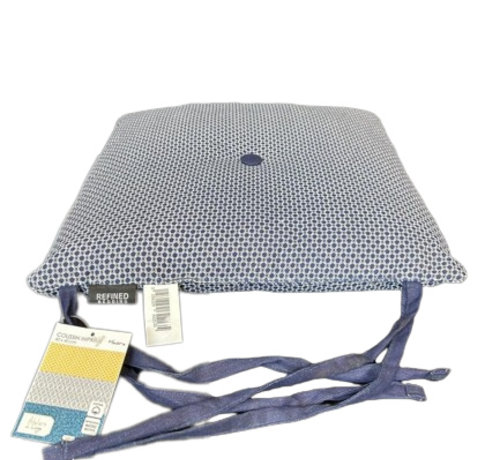Refined Bedding Seatpad Print Navy Blue