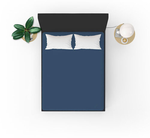 Suite Sheets Jersey Hoeslaken Blauw SALE