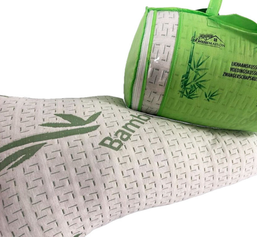 Body Pillow Bamboo - Zijslaper Kussen Bamboe Tijk