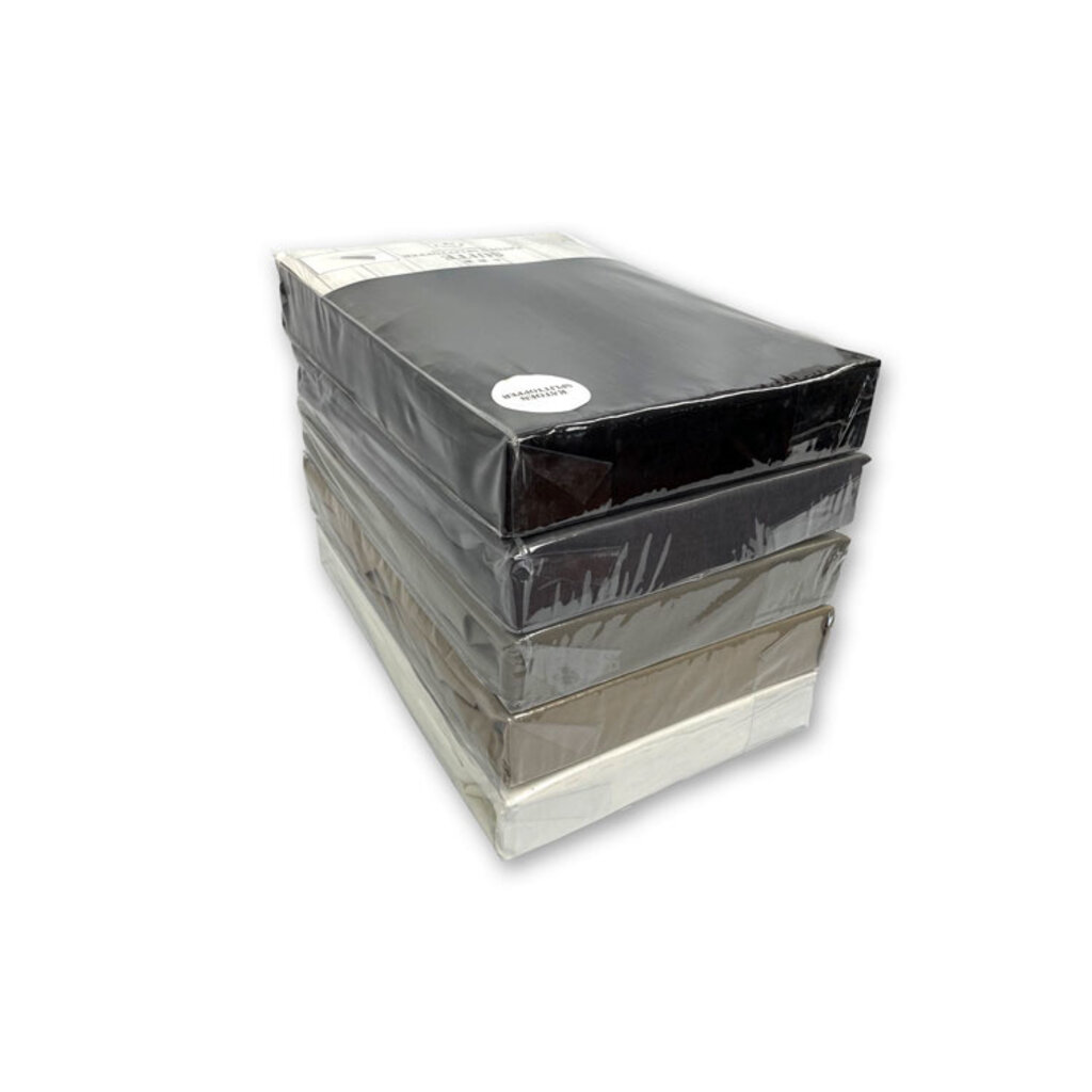 Beau Maison SALE Split Topper Hoeslaken Zwart Jersey