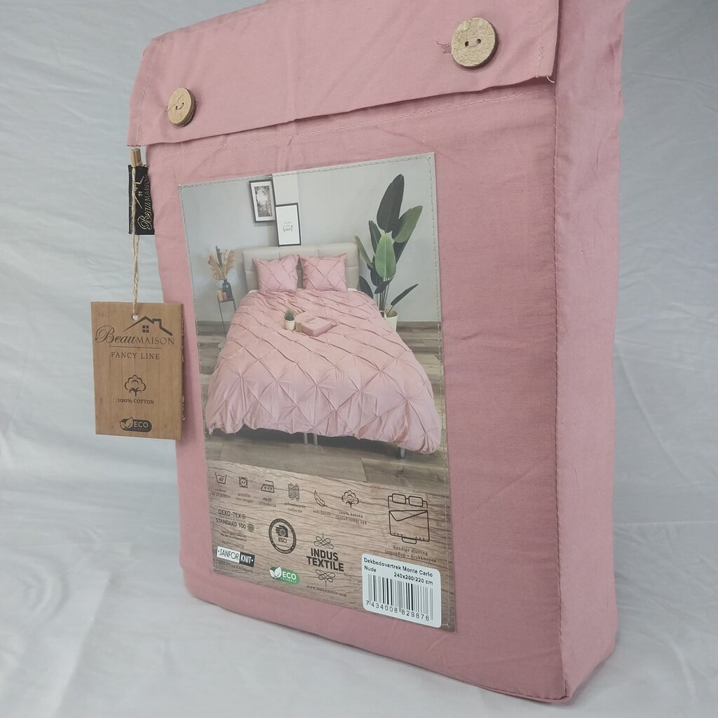 Beau Maison Dekbedovertrek Monte Carlo Tea Pink