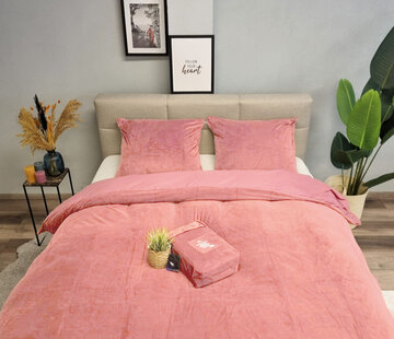 Beau Maison  Velvet Dekbedovertrek Oud Rose