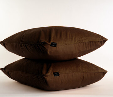 Beau Maison  Velvet Kussenslopen Coffee Brown