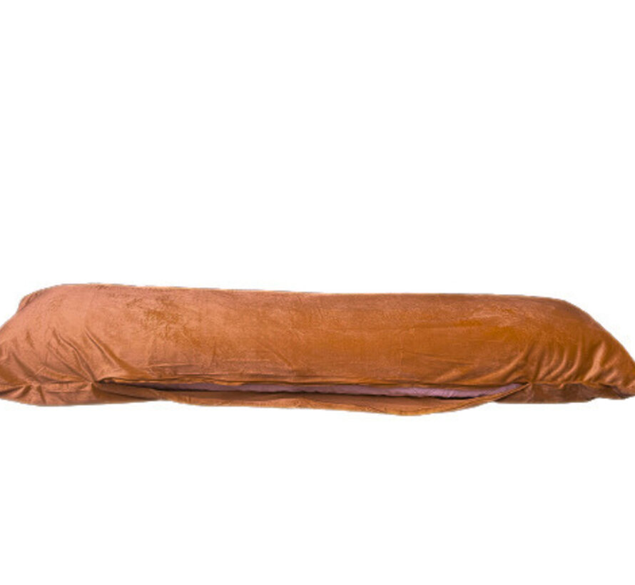 Kussensloop Caramel Latte Bodypillow/Zwangerschapskussen /Lichaamskussen