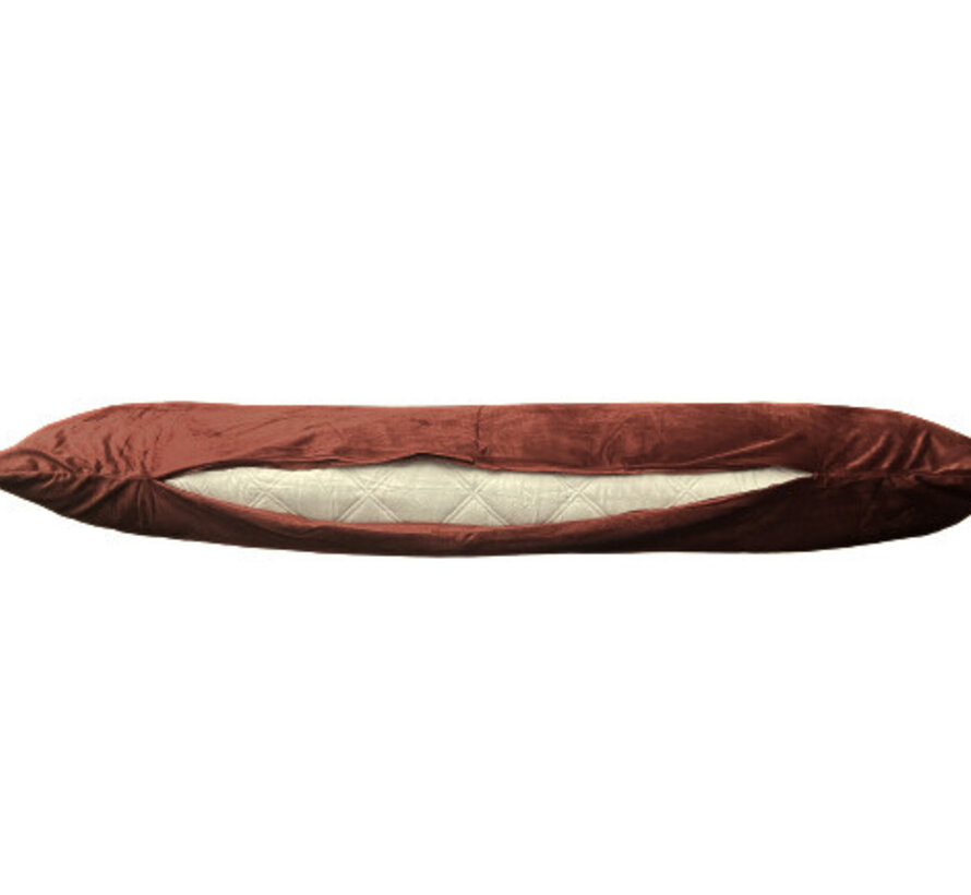 Kussensloop Coffee Brown Bodypillow/Zwangerschapskussen /Lichaamskussen