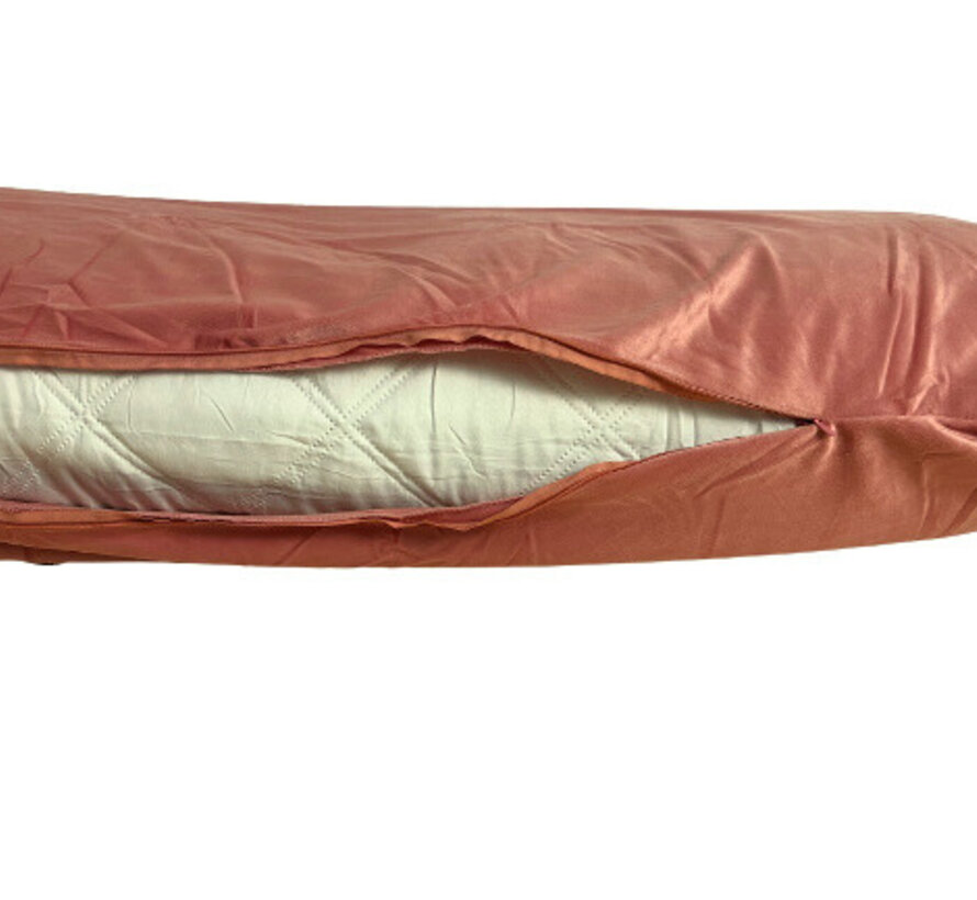 Kussensloop Nude Pink Bodypillow/Zwangerschapskussen /Lichaamskussen