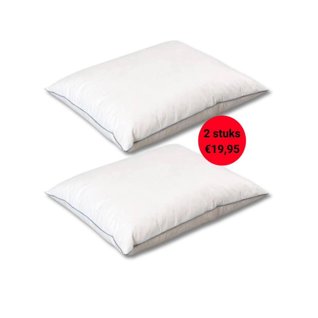Beau Maison Katoenen Hoofdkussen - Navulbaar - Stevig en vol