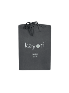 Kayori Kayori Shizu - Splittopper Hoeslaken  Stretch Jersey - Antraciet