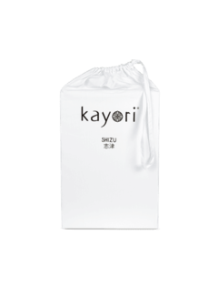 Kayori Kayori Shizu  - Splittopper Hoeslaken  Stretch Jersey - Wit