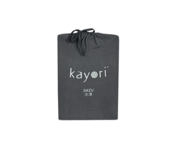 Kayori Kayori Shizu - Topper Hoeslaken  Stretch Jersey - Antraciet