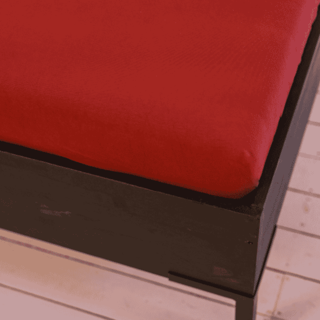 Kayori Premium Stretch Splittopper Hoeslaken Dubbel Jersey Rood - Saiko