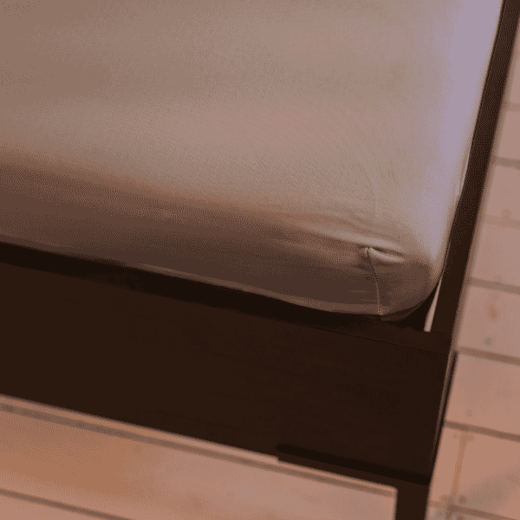 Kayori Premium Stretch Splittopper Hoeslaken Dubbel Jersey Mokka - Saiko