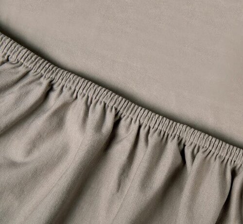 Kayori Premium Stretch Topper Hoeslaken Dubbel Jersey Taupe