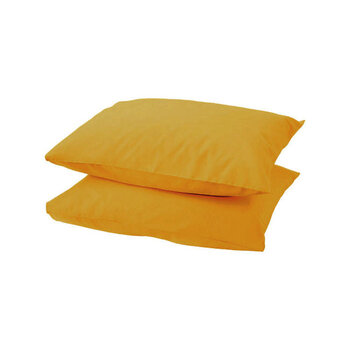 Suite Sheets Kussenslopen Katoen Mosterdgeel - Set van 2