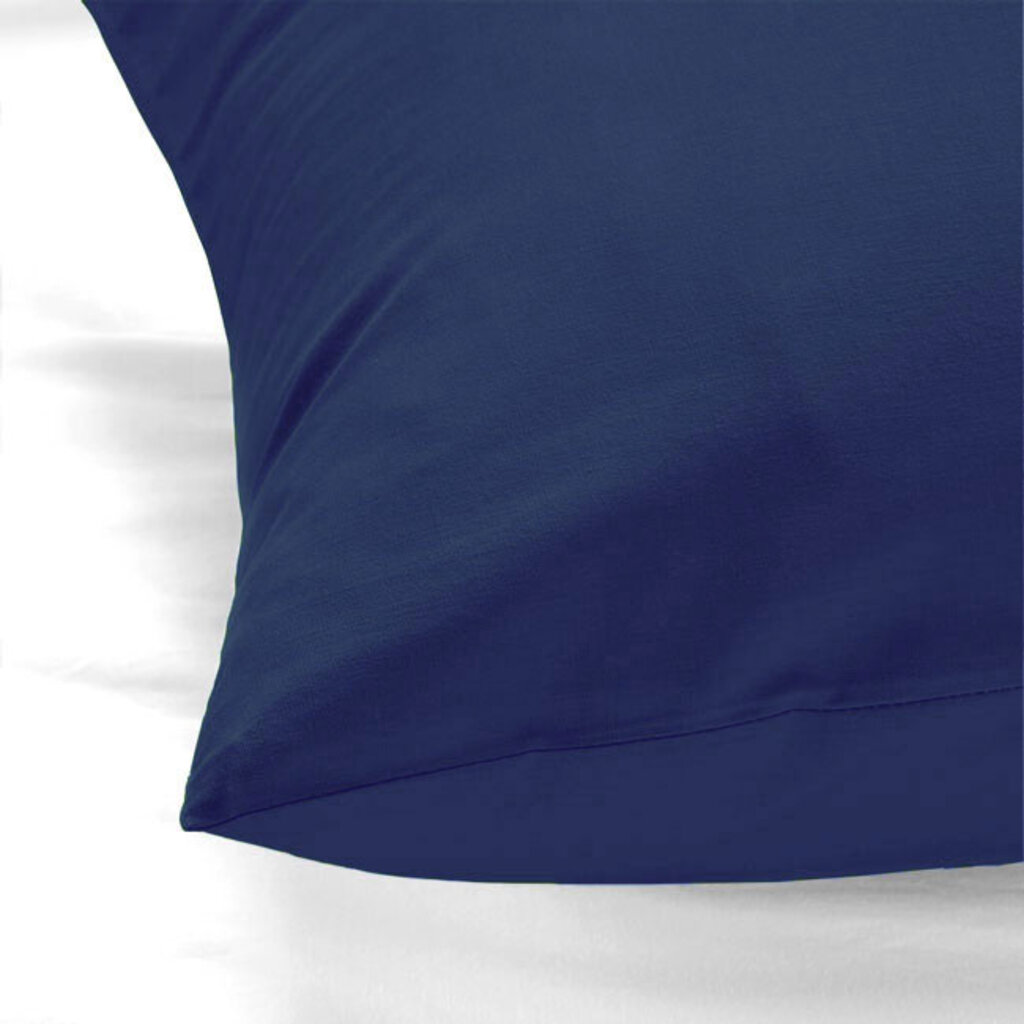 Beau Maison Katoenen Kussenslopen Navy Blue - 2 Stuks