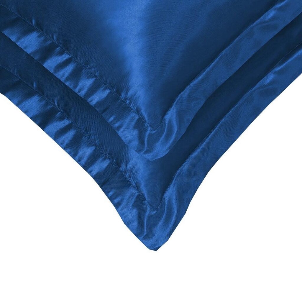 Beau Maison Satijnen Kussenslopen Navy Blue | 2 stuks