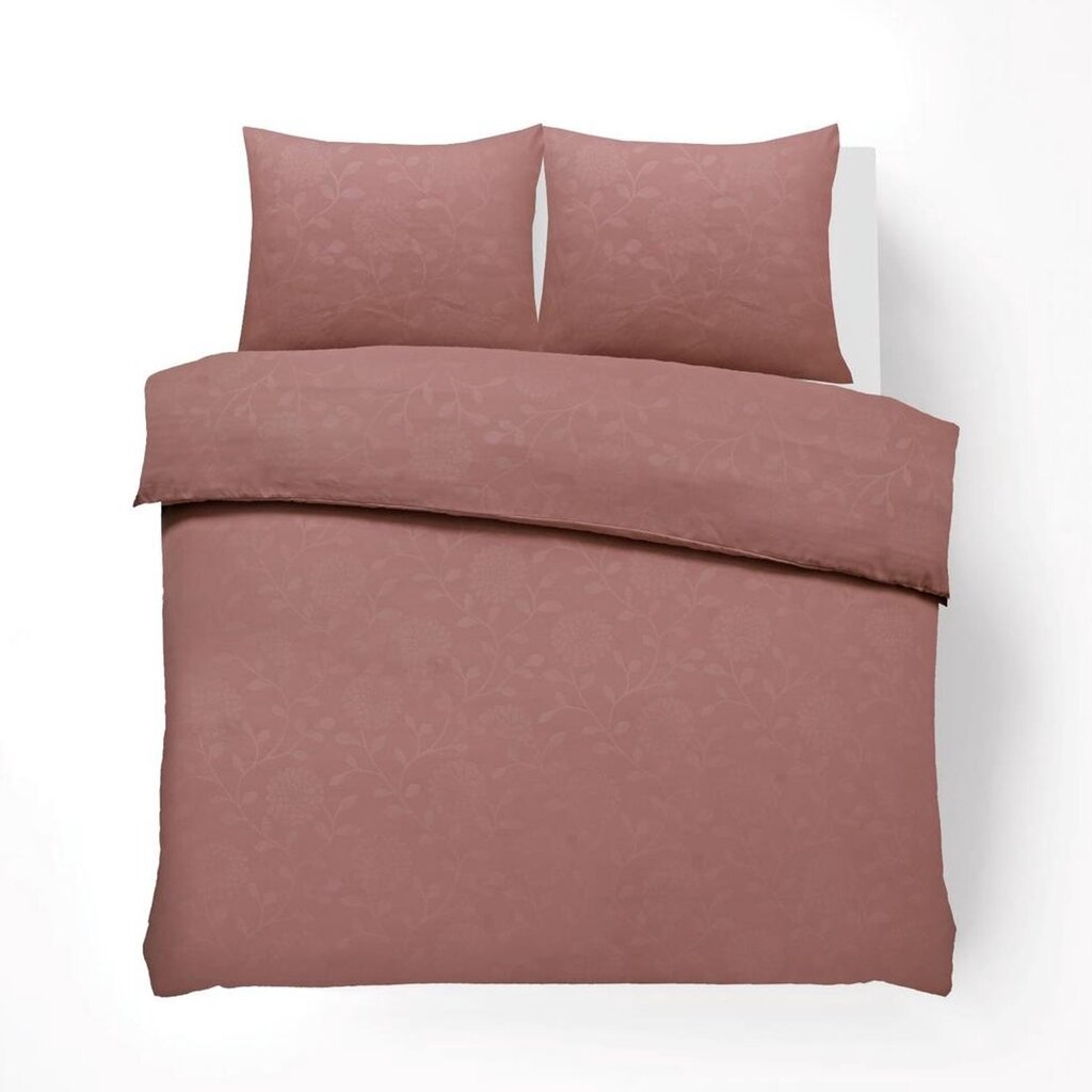Husch Dekbedovertrek Embossed Floral Roze