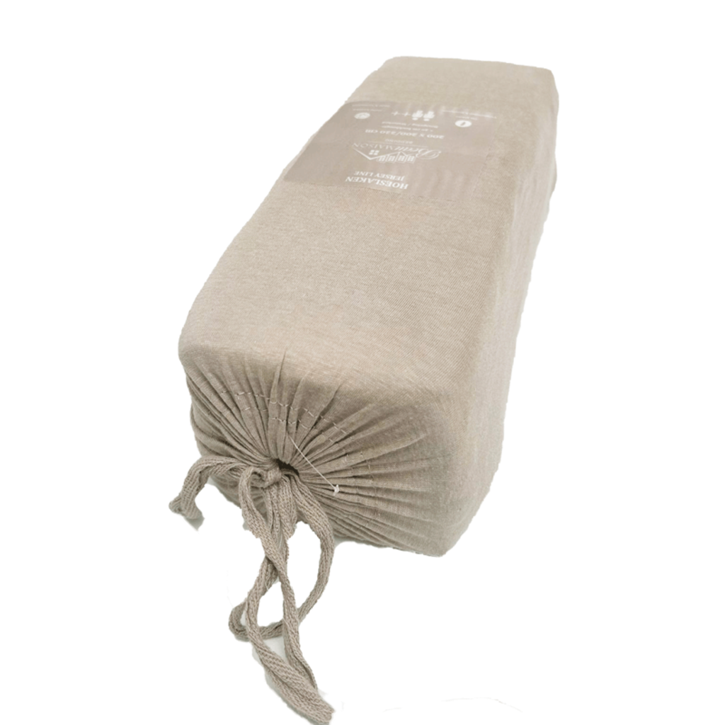 Beau Maison Split Topper Jersey Hoeslaken Zand