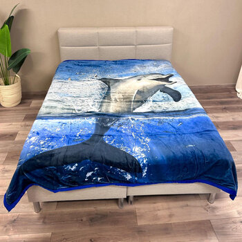 Suite Sheets Dubbellaags Luxe Velvet Woondeken Dolphin