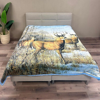 Suite Sheets Dubbellaags Luxe Velvet Woondeken Rendier