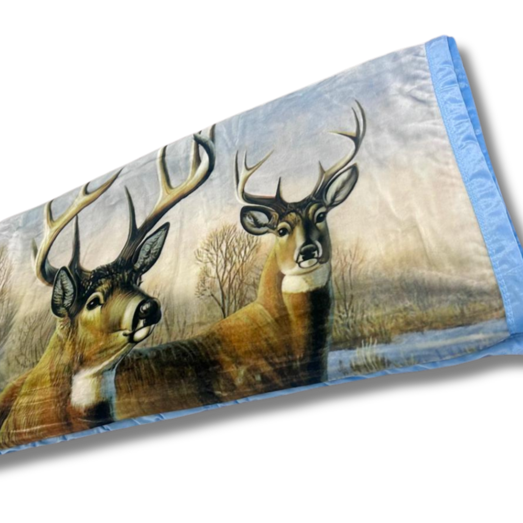 Beau Maison Velvet Luxe Woondeken Rendier 210 x 240 cm | Zware Kwaliteit