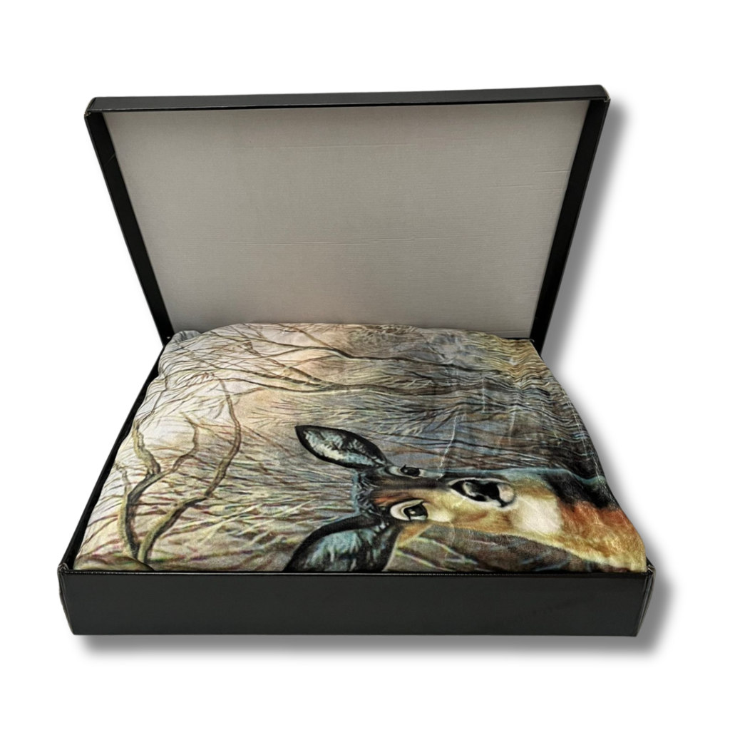 Beau Maison Velvet Luxe Woondeken Rendier 210 x 240 cm | Zware Kwaliteit