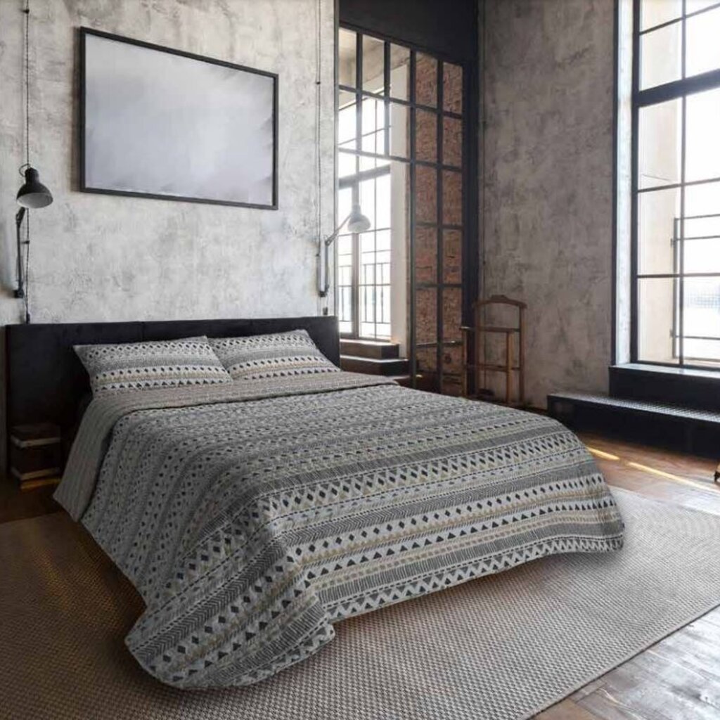 Mora Geruite Bedsprei Set Lieke - Met Kussenslopen