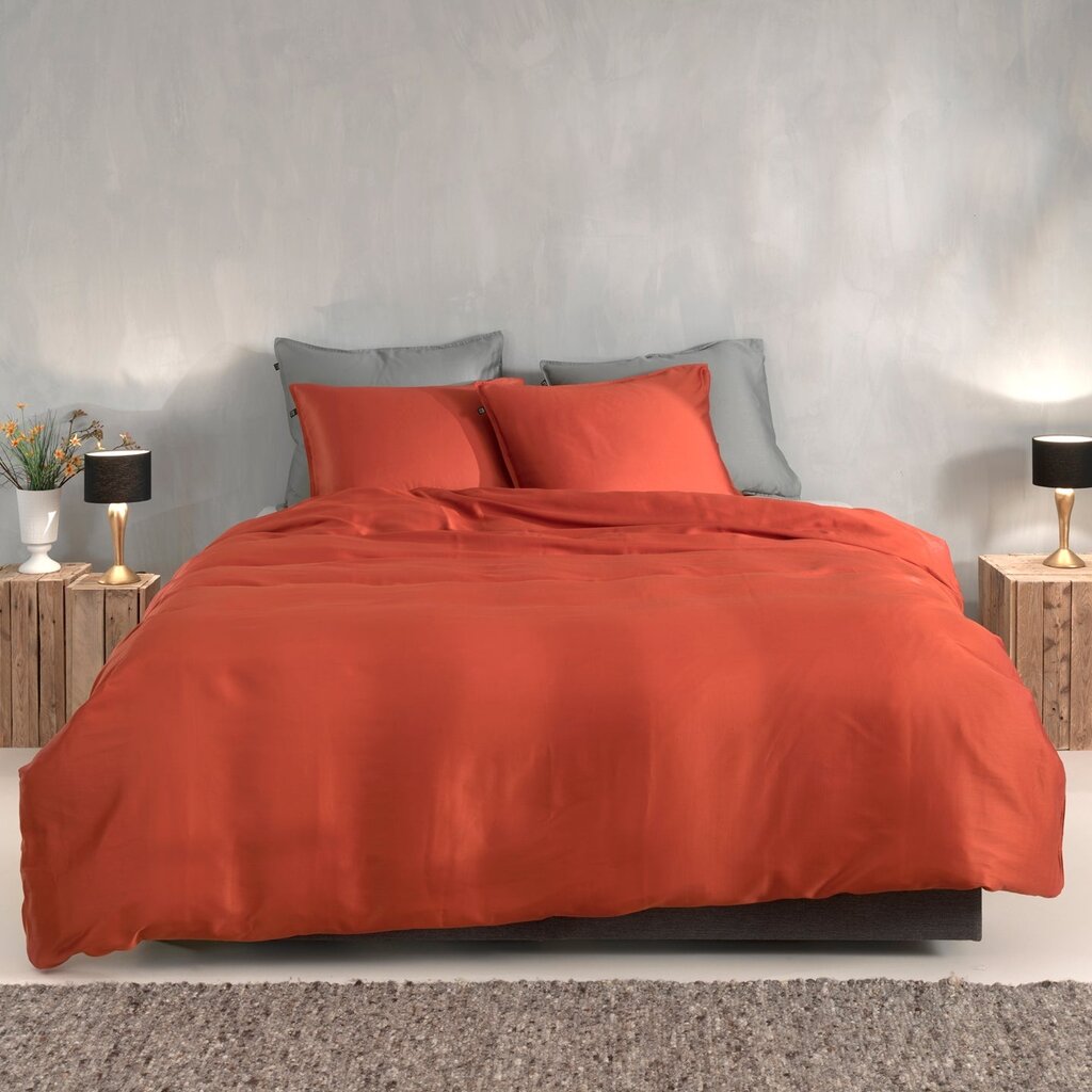 Zo! Home Dekbedovertrek Katoen Satijn Satinado Copper Orange