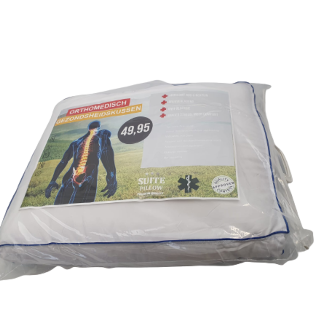 Beau Maison Stevige Boxkussen - Anti Allergisch - Navulbaar met ritssluiting  - 2 stuks