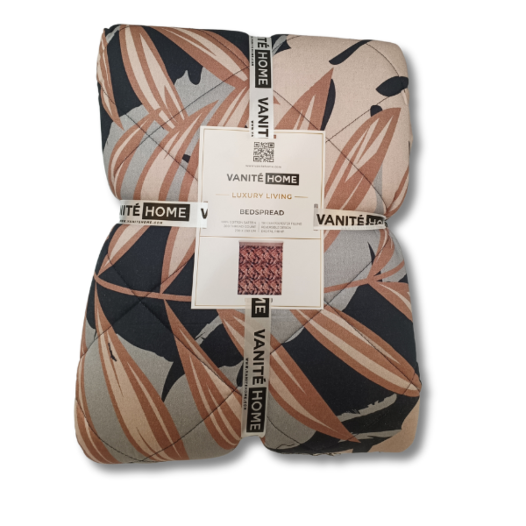 Overige Merken Easy Dekbed & Bedsprei  Katoen Satijn Tropical Escape - Dubbelzijdige Bedsprei - 200TC