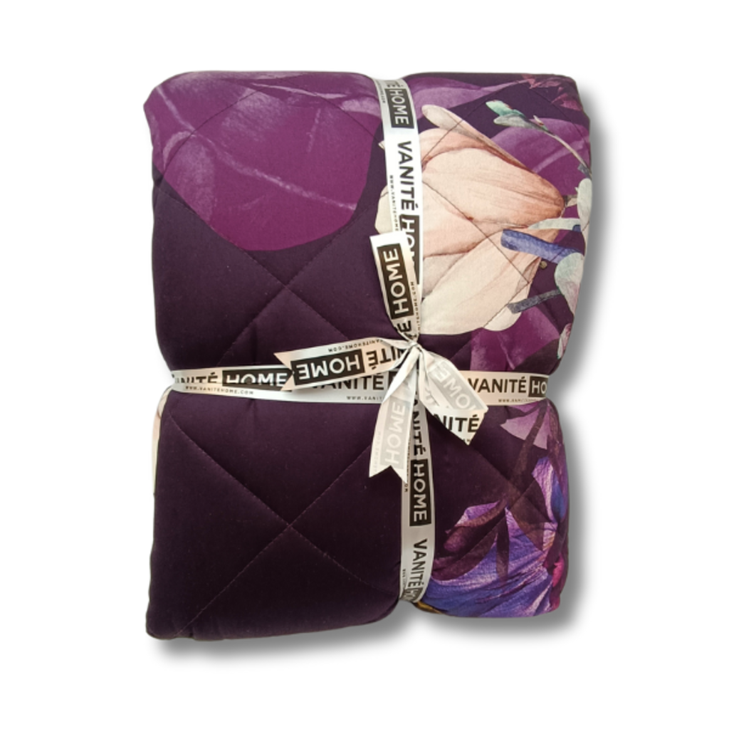 Suite Sheets Easy Dekbed & Bedsprei Katoen Satijn Dreamy Floral - Dubbelzijdige Bedsprei - 200TC