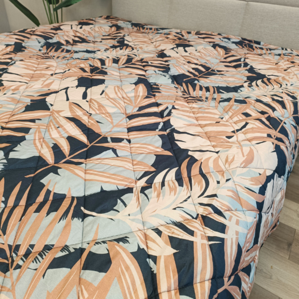 Suite Sheets Easy Dekbed & Bedsprei  Katoen Satijn Tropical Escape - Dubbelzijdige Bedsprei - 200TC