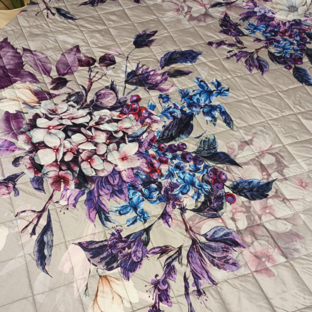 Overige Merken Easy Dekbed & Bedsprei Katoen Satijn Dreamy Floral - Dubbelzijdige Bedsprei - 200TC