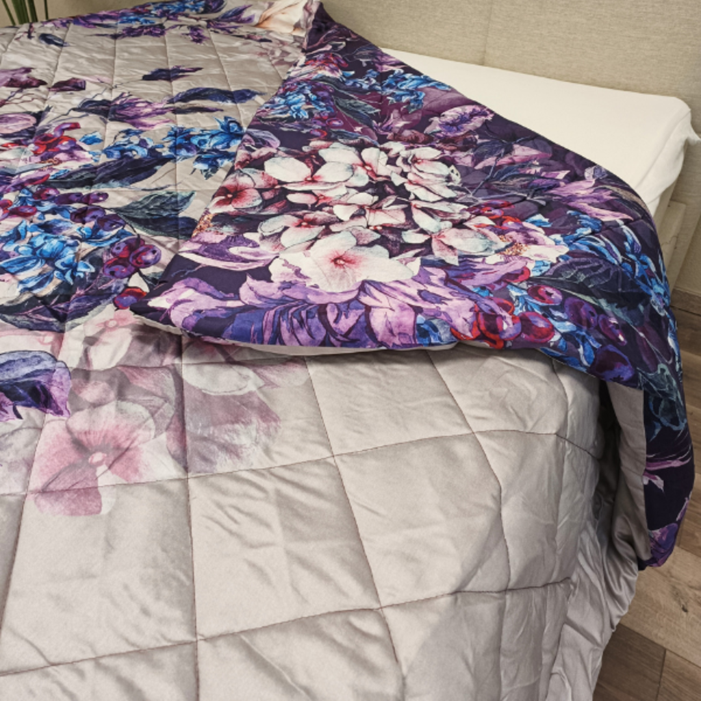 Overige Merken Easy Dekbed & Bedsprei Katoen Satijn Dreamy Floral - Dubbelzijdige Bedsprei - 200TC