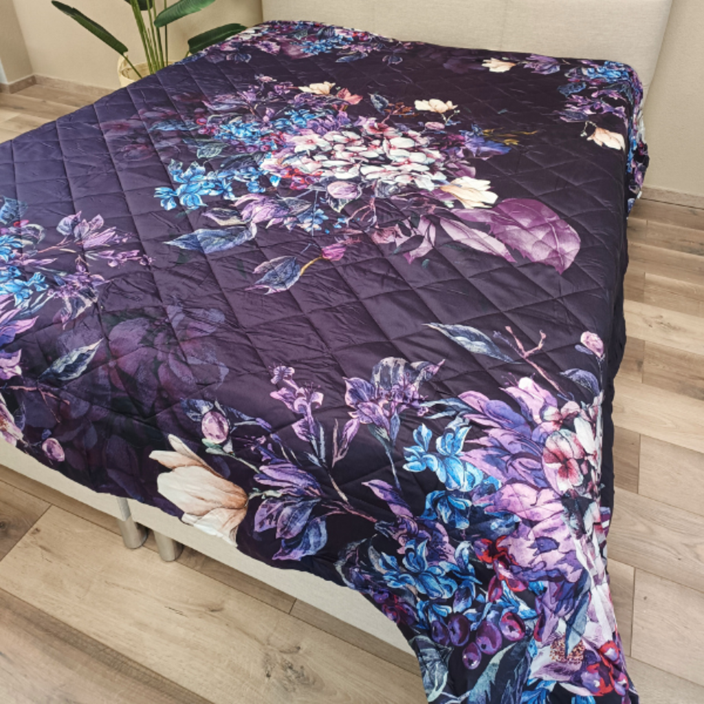 Overige Merken Easy Dekbed & Bedsprei Katoen Satijn Dreamy Floral - Dubbelzijdige Bedsprei - 200TC
