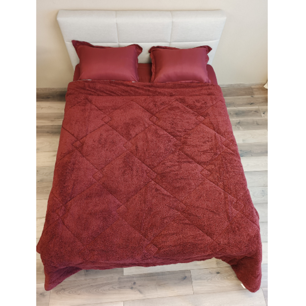 Otsukeori 4 PCS Bedspreiset + Hoeslaken & Kussenslopen | Velvet Geometric